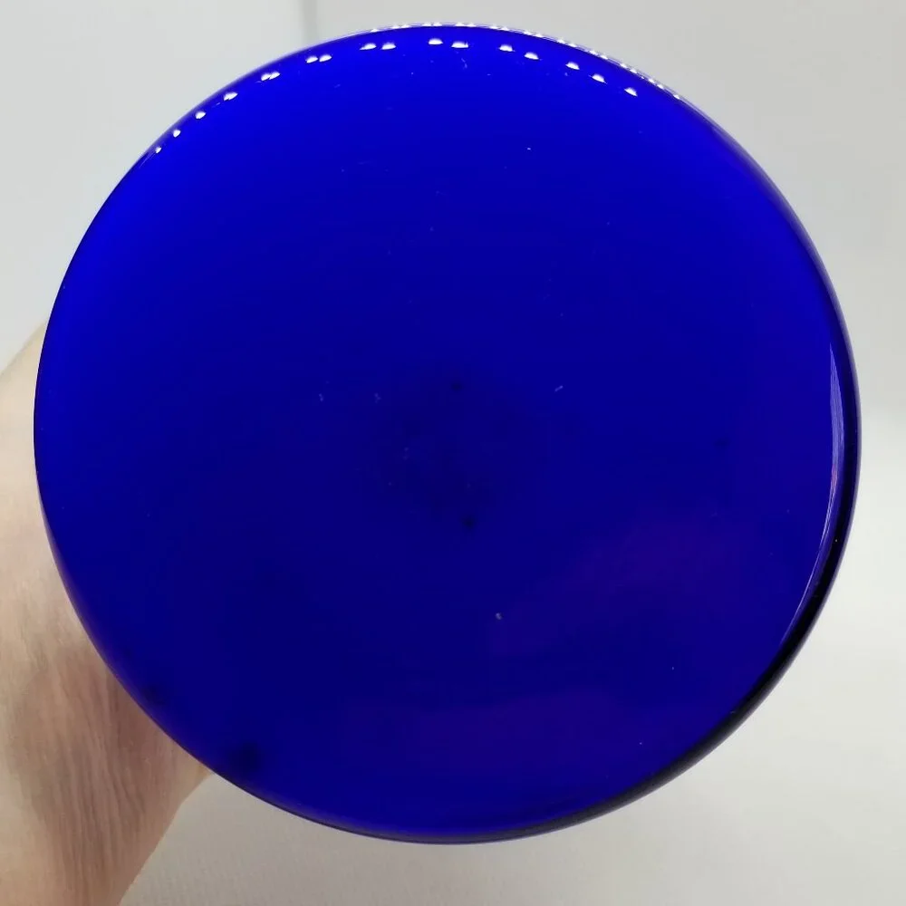 Vintage Enesco Deep Blue Cased Vase